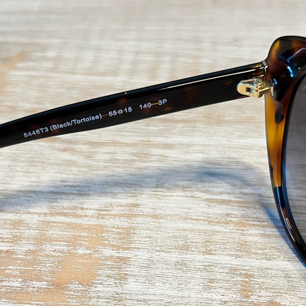 Coach Cat-Eye Polarized Sunglasses — Black/Tortoise - Picture 5 of 6
